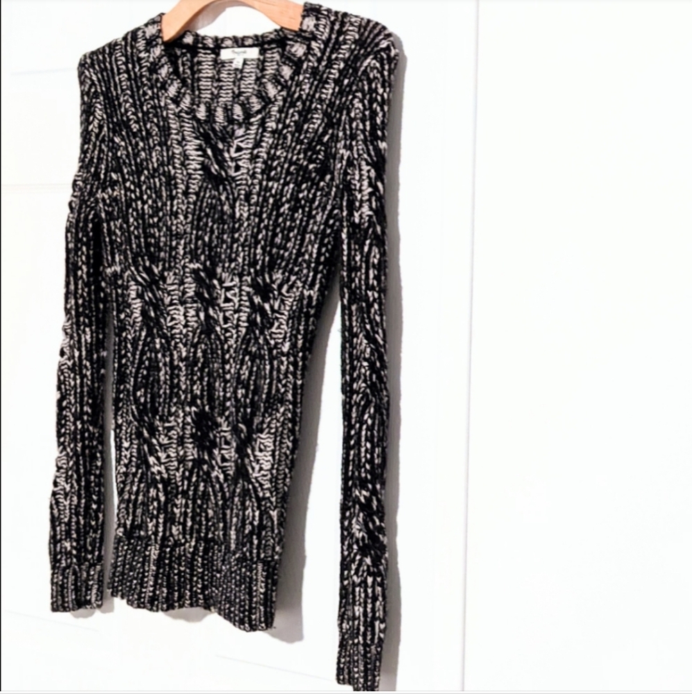 Madewell Smoky Free People Style Chunky Knit Sweater. XS. - Picture 3 of 14